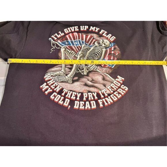 "I'll Give Up My Flag When They Pry It From My Cold Dead Hands" Sz 2XL T-Shirt - Picture 7 of 7